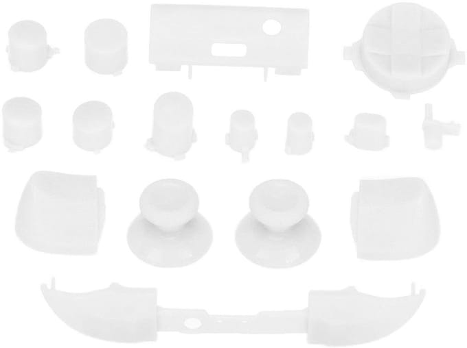 Vervangende Knop Kit voor Xbox Series X/S - Wit - ABXY & Trigger Knoppen