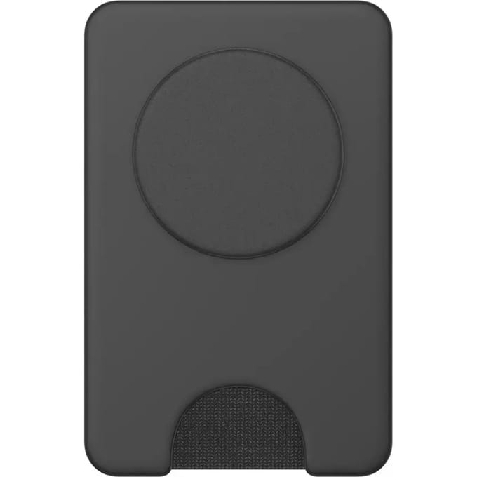 PopSockets PopWallet+ met een magnetische ring - Portemonnee en Telefoonbutton voor iPhone 12 en hoger - Zwart