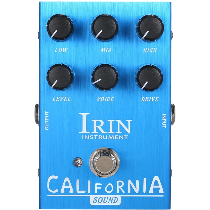 IRIN Mini Gitaar Effectpedaal M-SHALL Luidsprekersimulator Cabinetsimulator Gitaar Effectorpedaal blauw