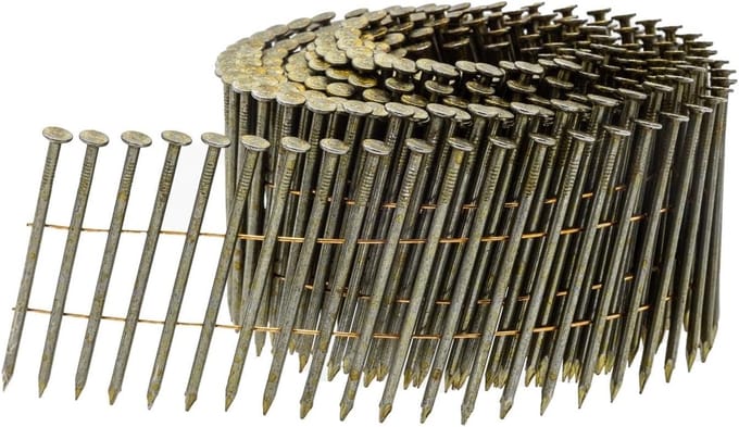 Coilspijkers - Ringnagels - Bouwprojecten - Grote verpakking - 23x55mm - Verzinkt