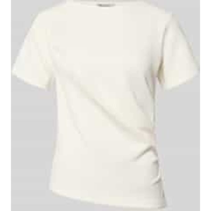 My Essential Wardrobe Mwhelle Assymetric Tee Tops & T-shirts Dames - Shirt - Gebroken wit - Maat M
