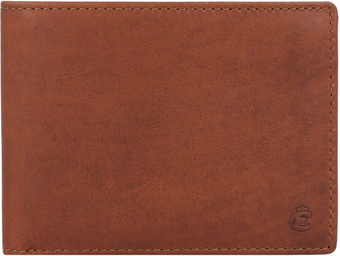 Esquire Leren Portemonnee Dallas Wallet Brown Bruine