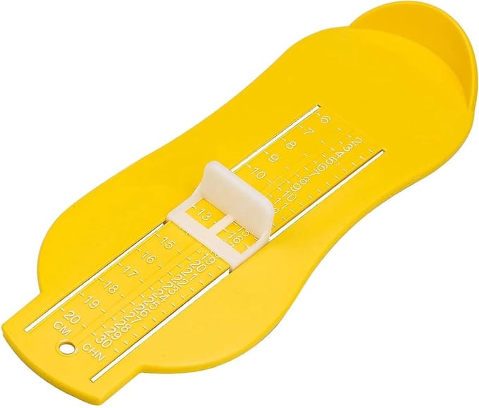 Scoby - Schoenmaatmeter - Voetmeter - Kinder Voetmeter - Foot Gauge - Geel