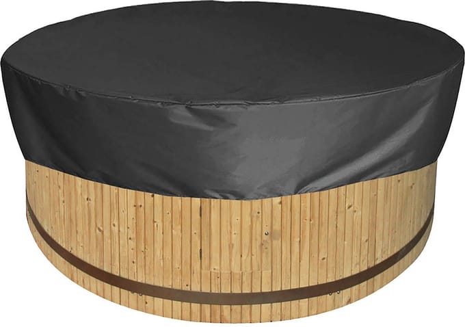 Jacuzzi / Hottub Beschermhoes Rond - 200 x 30 cm - Zwart