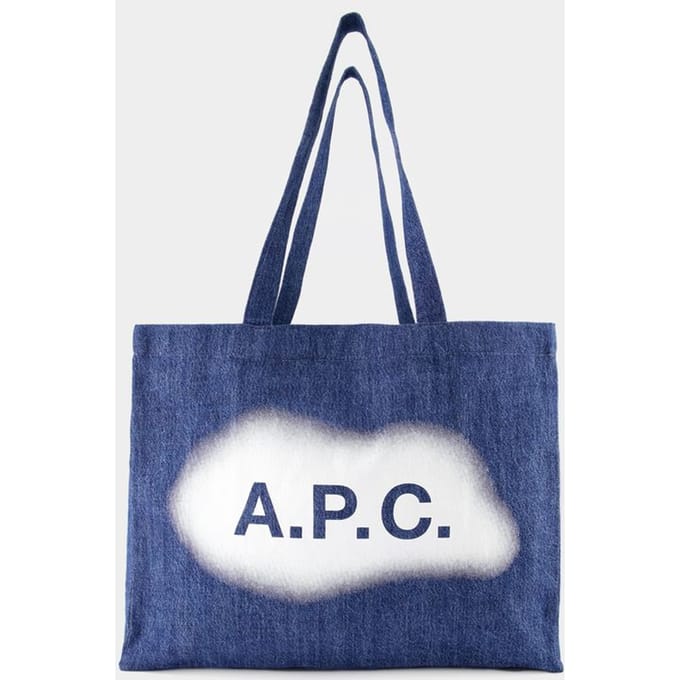 Diane draagtas - A.P.C - Katoen - Blauw