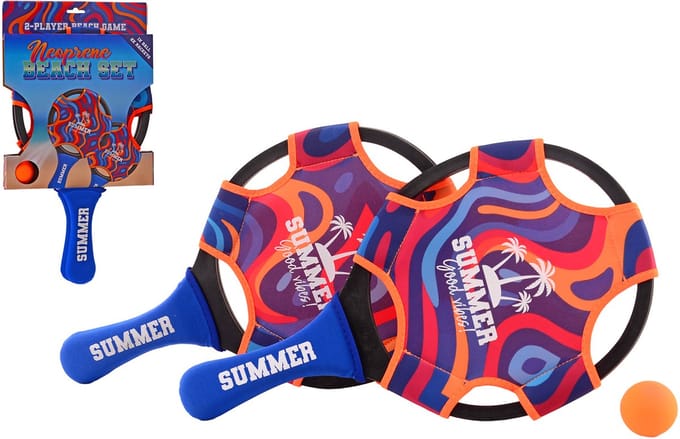 Neoprene beach set met bal