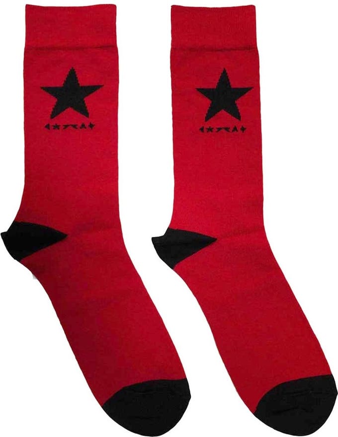 David Bowie - Blackstar Sokken - EU 39-45 - Rood
