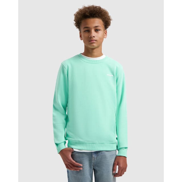 Ballin Amsterdam - Jongens Regular fit Sweaters Crewneck LS - Mint - Maat 16