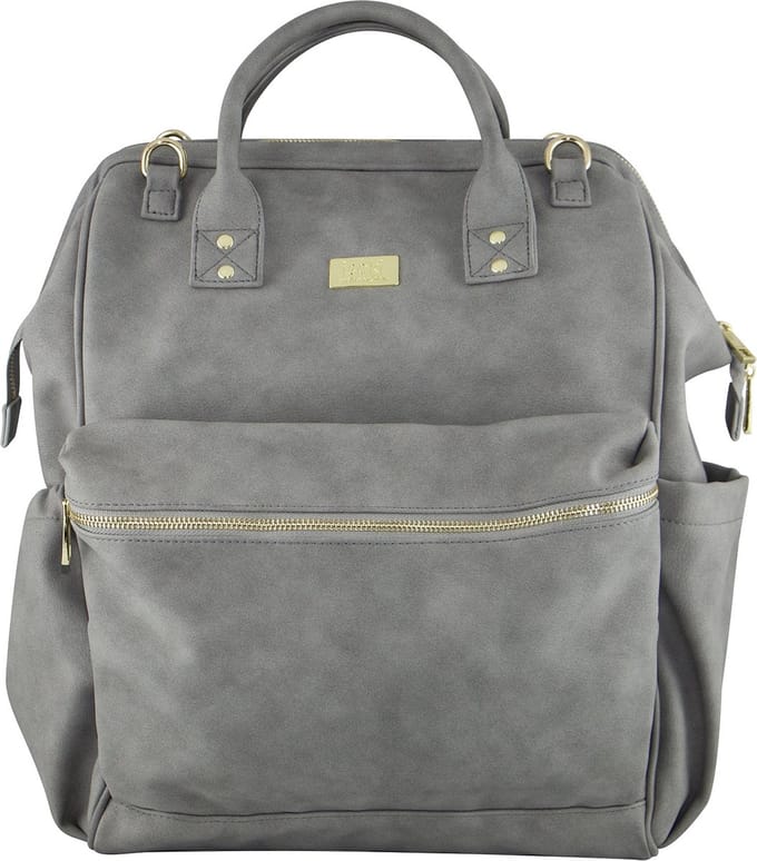 Isoki Luiertas Byron Backpack - Toorak Stone Grey Grijs