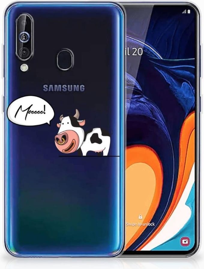 Samsung Galaxy A60 Telefoonhoesje met Naam Cheeky Cow