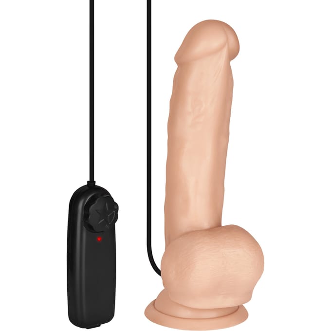 Dr. Skin - Dr. Jay Vibrator Met Zuignap 22 cm - Beige