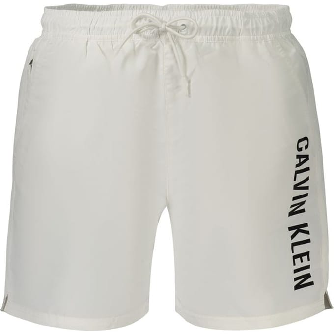 Calvin Klein Witte Polyester Korte Broek voor Mannen