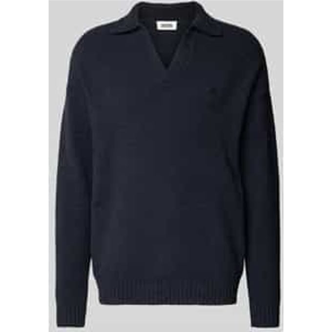 Gebreide pullover met ribboorden, model 'RUSTINO'
