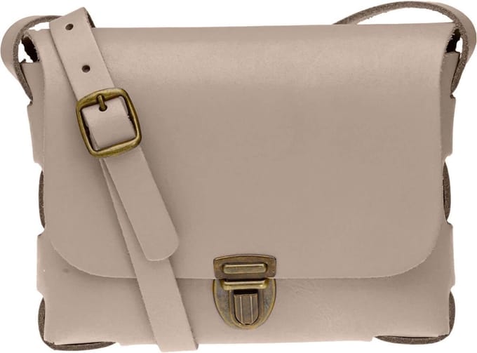 Elvy Crossbody Schoudertasje Janis Plain Taupe