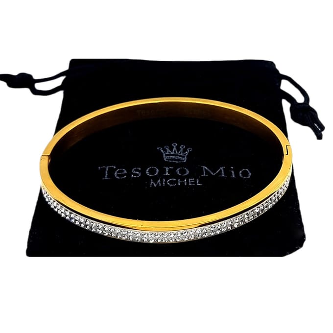 Tesoro Mio Michel – Bangle Armband – Staal Met PVD Coating - Kleur Goud