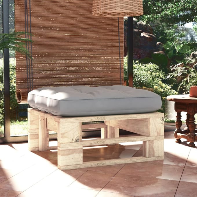 vidaXL - Tuinhocker - pallet - geïmpregneerd - grenenhout