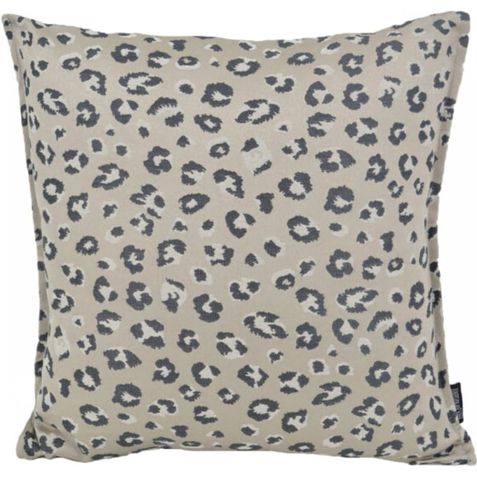Gek op kussens! Jacquard leopard silver | 45 x 45 cm | kussenhoes | polyester