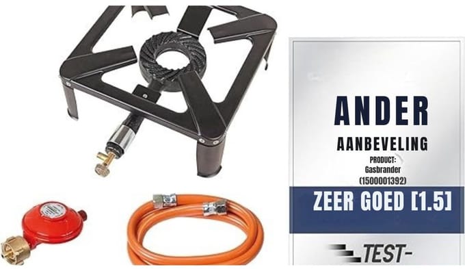 Zyrex®Wokbrander - Kookbrander - Wok Brander - Zwart - 41cm x 41cm x 10cm