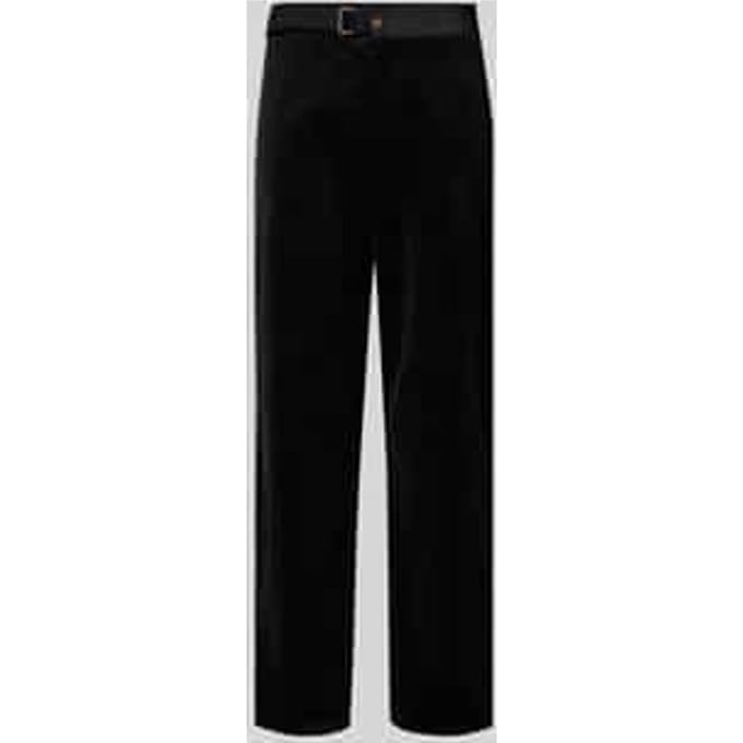 tapered fit corduroy broek met riem