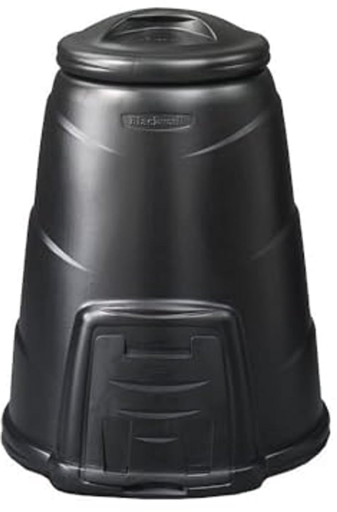Zwarte Compostbak 220L voor Tuincompost - Duurzame Compost Converter