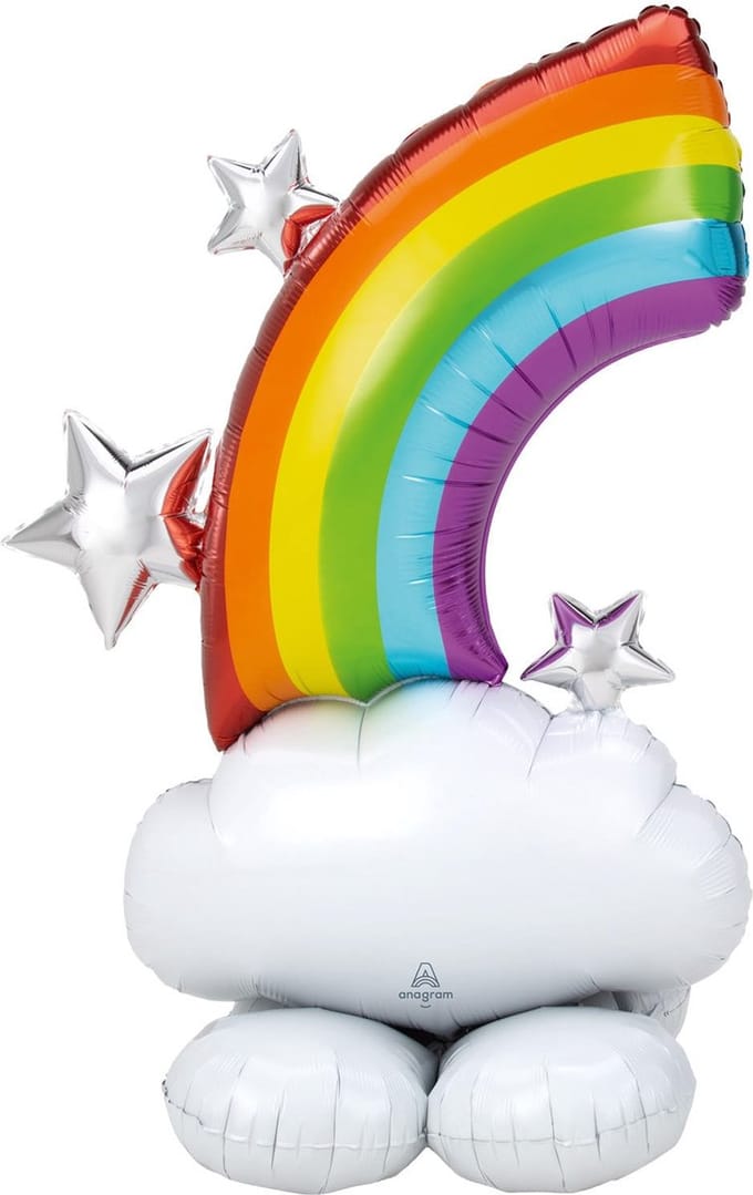 Amscan - Airloonz - Regenboog (132cm)