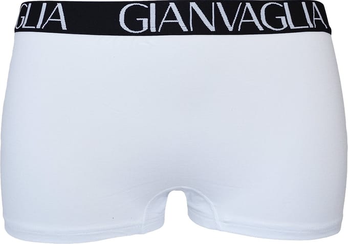 Dames boxershorts 3 pack Gianvaglia effen wit XL