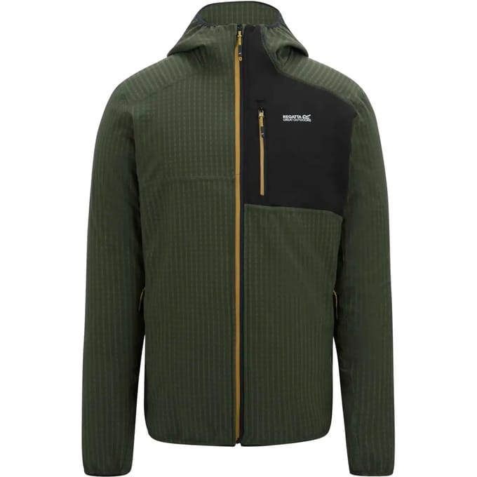 Heren Alven fleece met capuchon en volledige ritssluiting