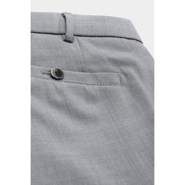 Meyer Broek Roma Fine Tropical Wool 4-Way-Stretch Licht Grijs / male
