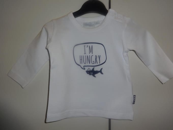 Feetje T-Shirt Nice to eat you|MT. 50|Wit
