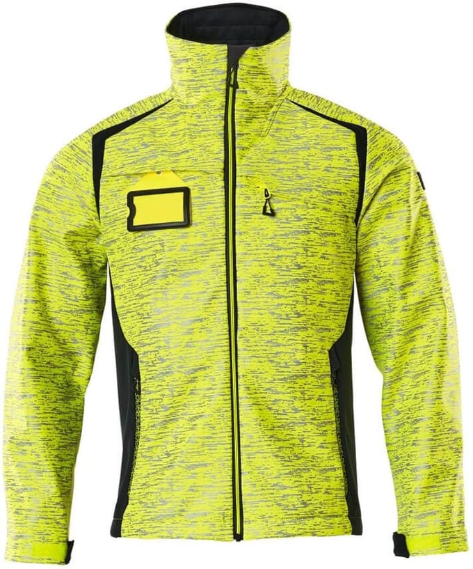 Mascot Accelerate Safe Softshell jas 19202-291 - hi-vis geel/donkermarine - 5XL