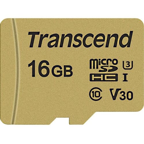 Transcend 500S microSDHC UHS-3 - 16GB