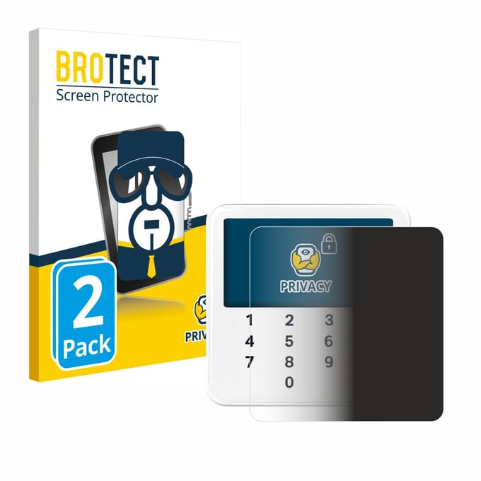 BROTECT - privacy screenprotector voor SumUp Solo Lite - Folie Beschermfolie Blauwlichtfilter 2 Stuks