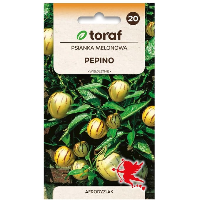 Zaden Meloen Mei Pepino 0,01g exotisch fruit, op de grond en onder de overkapping