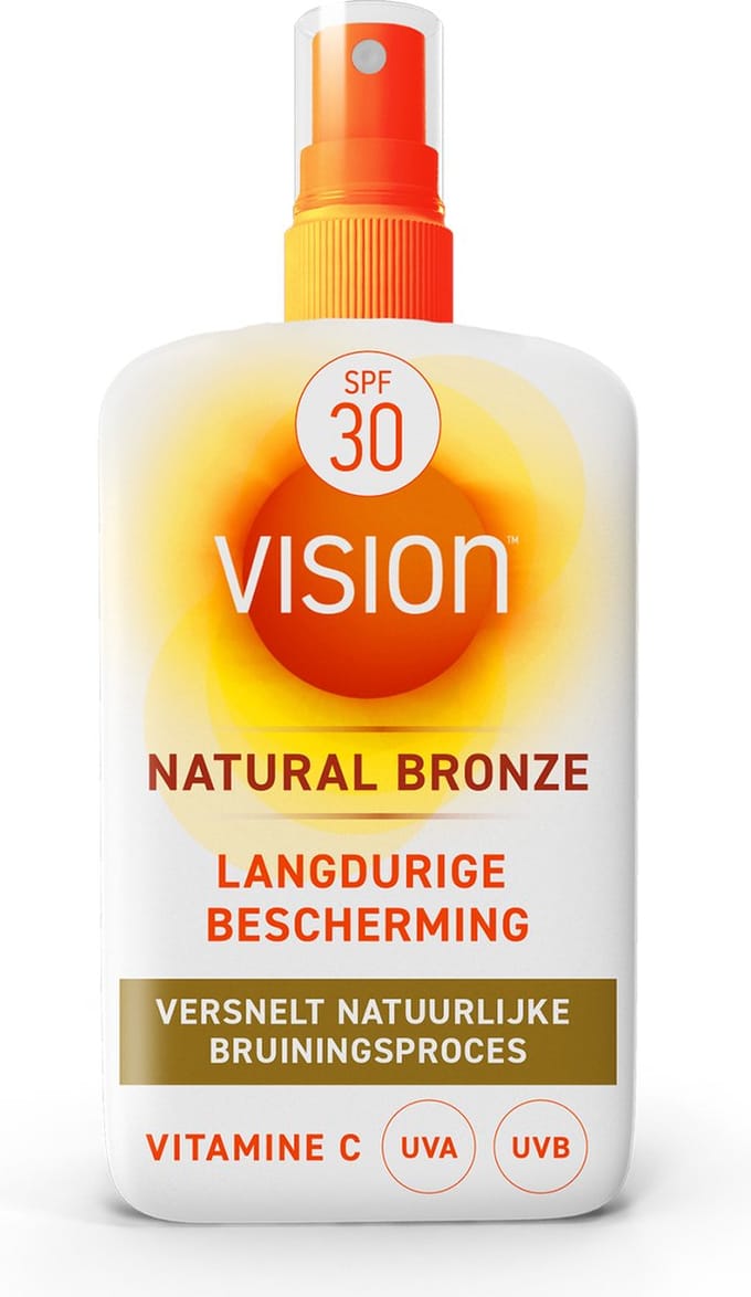 Vision Natural Bronze - Zonnebrand spray - SPF 30 - 180 ml