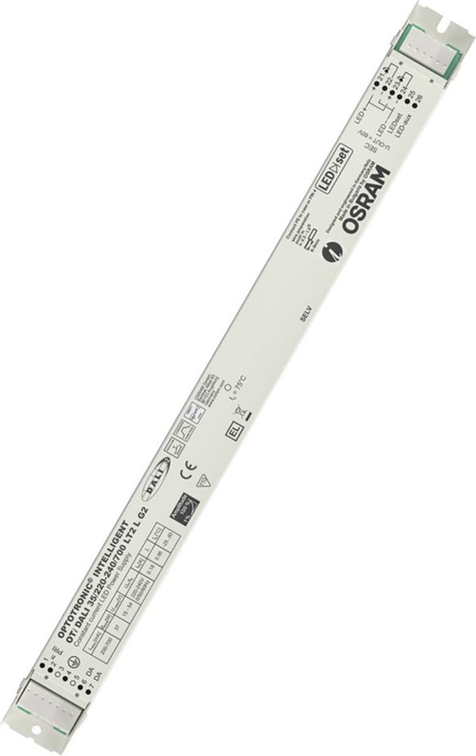 Osram LED Driver | 200mA/700mA 4W/37W 15V/54V | DALI Dimbaar IP20