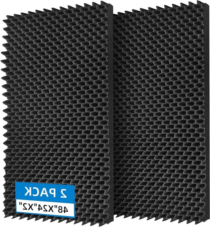 Geluidsisolatie Panel - Akoestisch Schuim - Studio Opname - 3D Ontwerp - 122x61x5 cm - Zwart