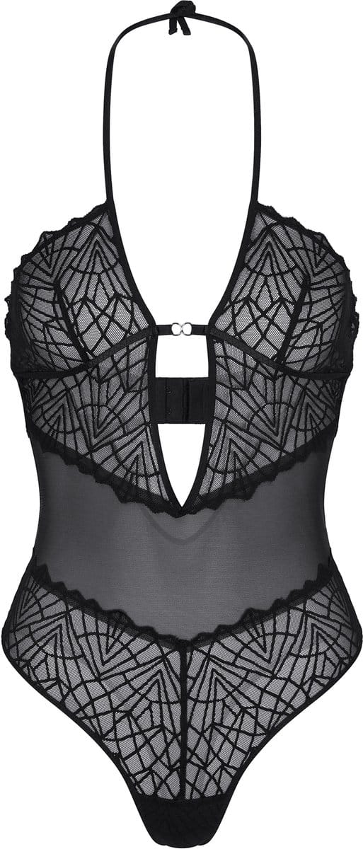Triumph Halter Stringbody - That Night In Vegas String - Zwart / L