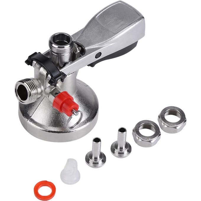G Type Keg RVS Koppeling Tapbier Dispenser Brouw met Luchtklep Thuis gray