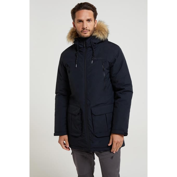 Mountain Warehouse Heren Traverse Hybrid Waterdichte Jas (Marine)