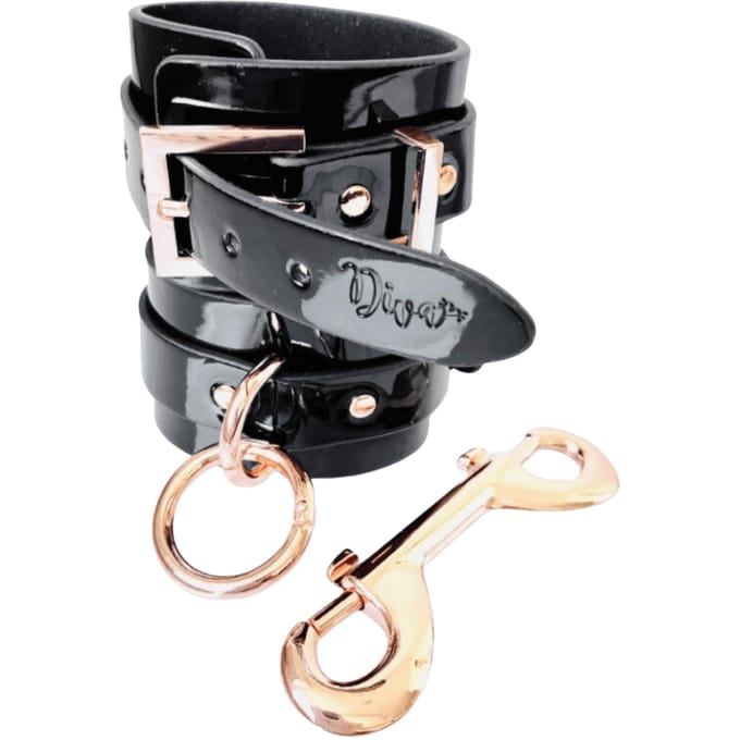 'High Gloss Bondage Ankle Cuffs'
