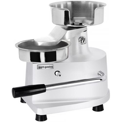 GGM Gastro Manuelle Hamburgermaschine - Ø 150 mm - Silber Zilver