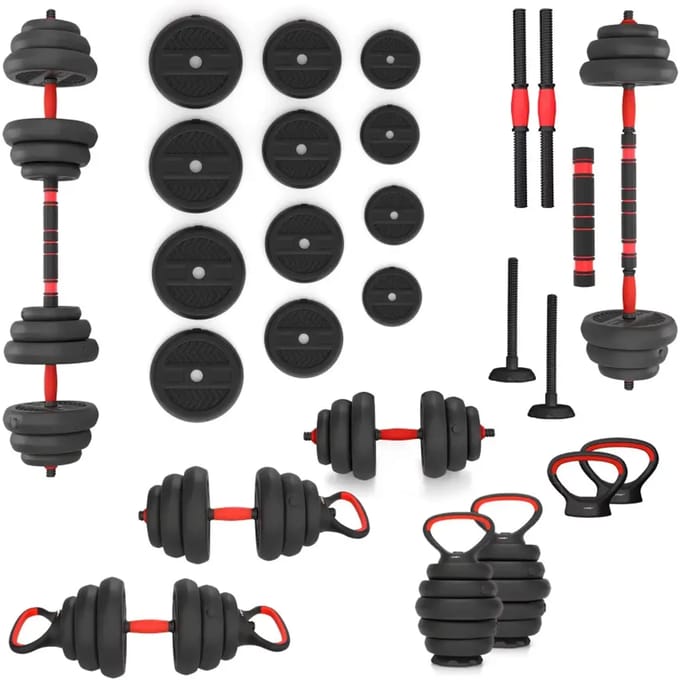 HMS 6-in-1 Krachttraining Set - 20 kg