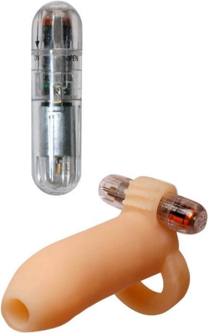 Penis Sleeve met Bullet Ready 4 Action