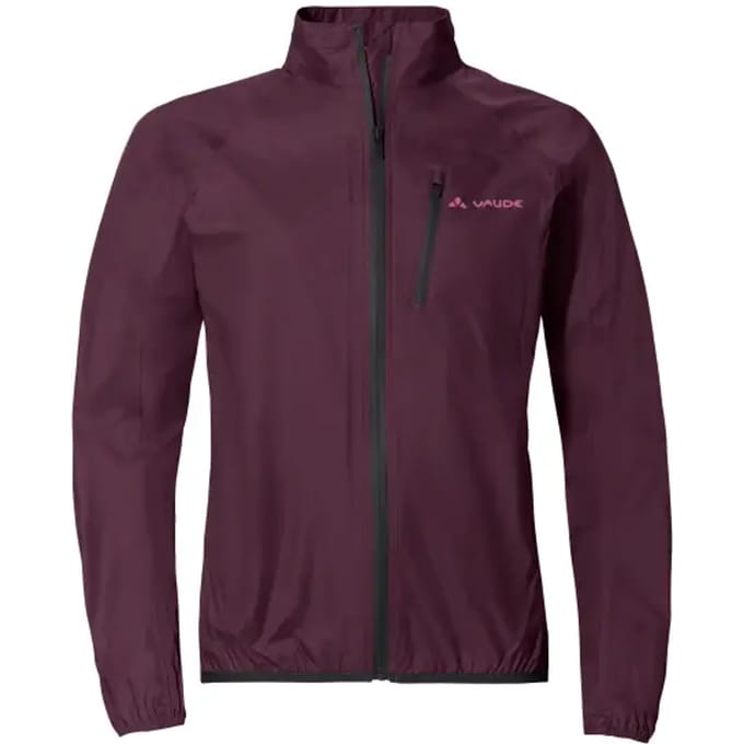 VAUDE Drop Jacket III, Hardshell jas, dames fiets-sportjassen, Waterdicht, Winddicht, Hardshell, Hoodless, Slim Fit