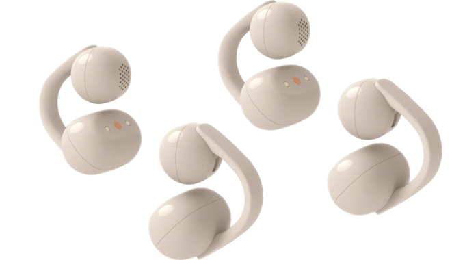 Sony Linkbuds Clip Beige Duo Pack