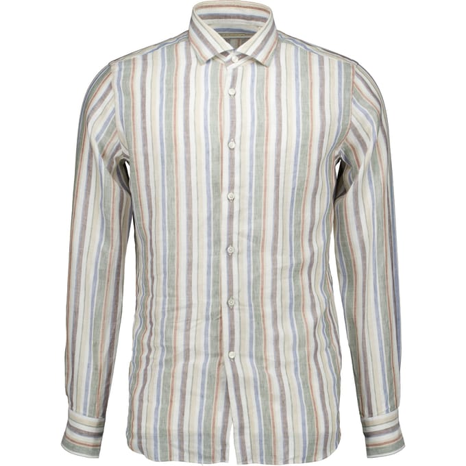 Xacus Washed Shirt Lange Mouw Overhemden Multicolor 748ml/21214