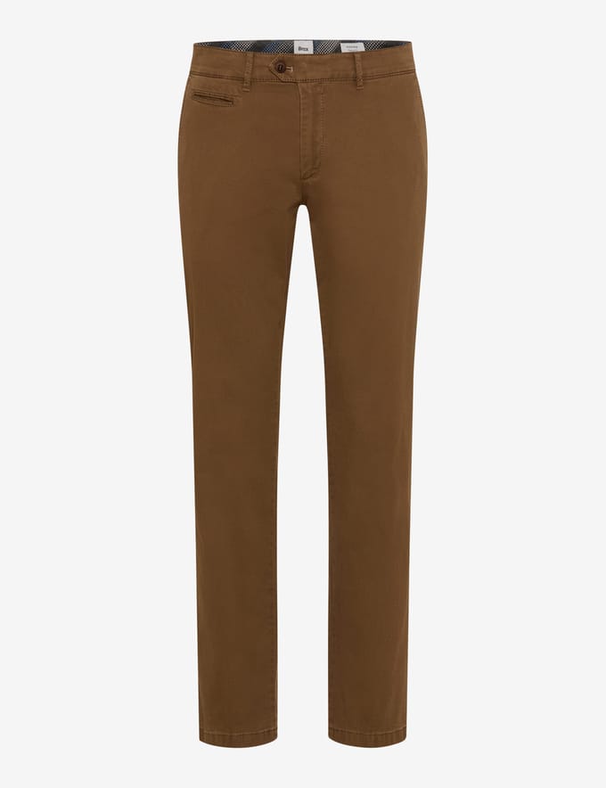 Brax Heren Chino  Style EVEREST CAPPUCINO, bruin, maat 52