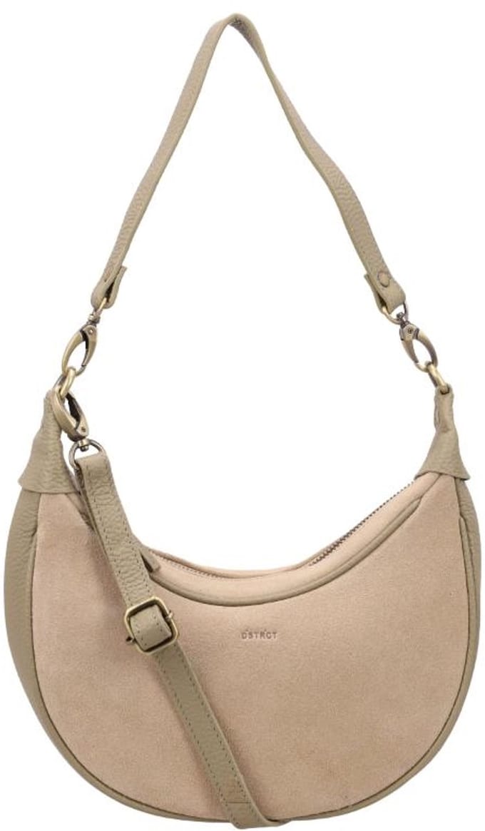 DSTRCT Portland Road Kleine Schoudertas Dames - Leer - Beige