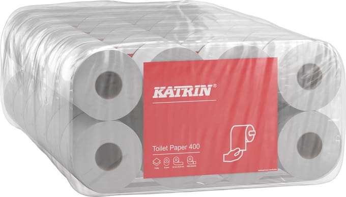 Katrin | Toiletpapier | 2-laags | 400-vel | wit | 8 stuks