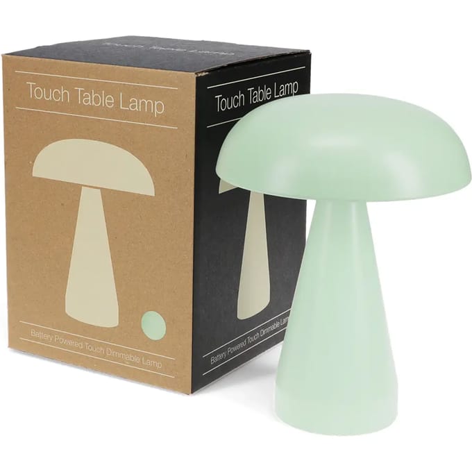 Rex London Tafellamp Touch Dimbare Paddenstoel Munt Groen LED